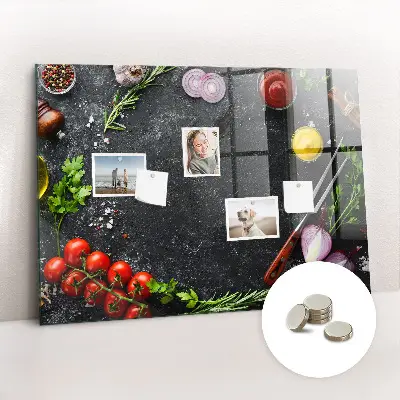 Vegetables on the Counter Magnetic Board