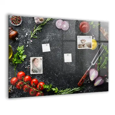 Vegetables on the Counter Magnetic Board