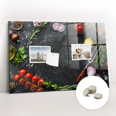 Vegetables on the Counter Magnetic Board