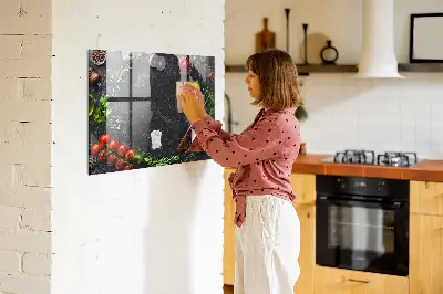 Vegetables on the Counter Magnetic Board