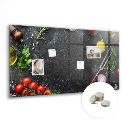 Vegetables on the Counter Magnetic Board
