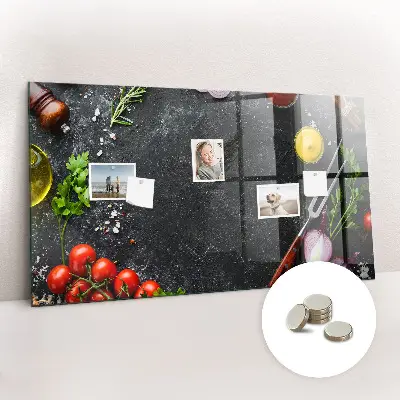 Vegetables on the Counter Magnetic Board
