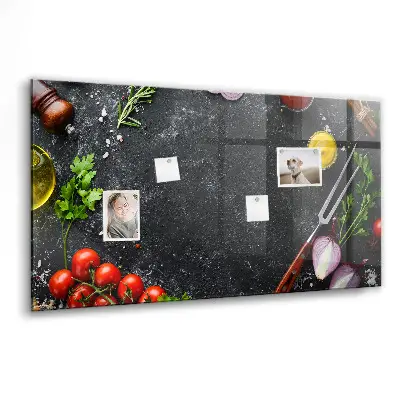 Vegetables on the Counter Magnetic Board