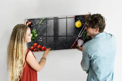 Vegetables on the Counter Magnetic Board