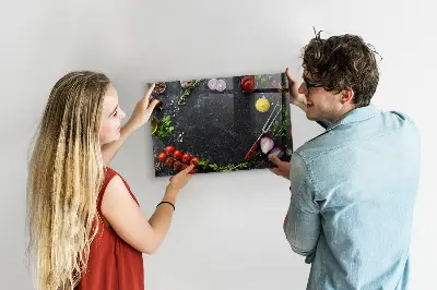 Vegetables on the Counter Magnetic Board