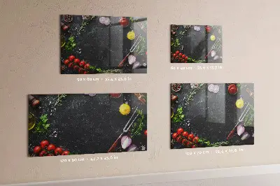 Vegetables on the Counter Magnetic Board