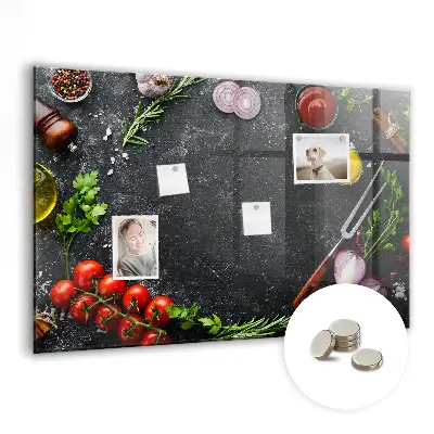 Vegetables on the Counter Magnetic Board
