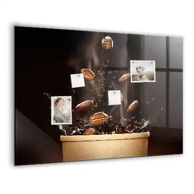 Magnetic wall board Hot coffee