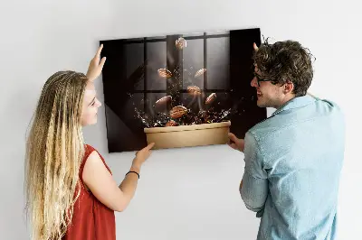 Magnetic wall board Hot coffee