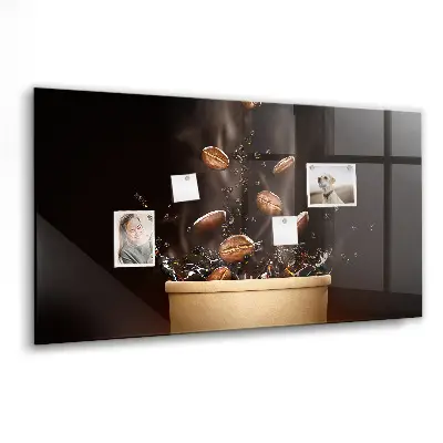 Magnetic wall board Hot coffee