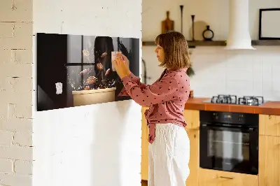 Magnetic wall board Hot coffee