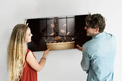 Magnetic wall board Hot coffee