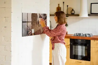 Magnetic board for chocolate bars
