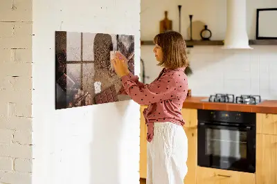 Magnetic board for chocolate bars