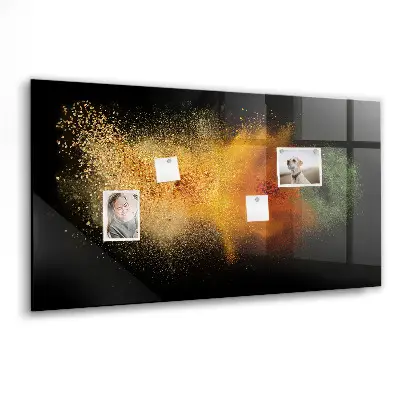 Magnet board Spilled spices