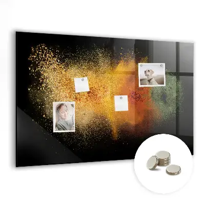 Magnet board Spilled spices