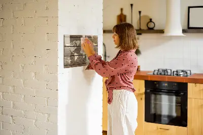 Magnetic Glass Dry Erase World Map Board