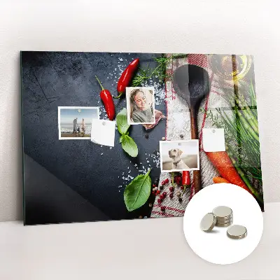 Vegetable magnetic wall board