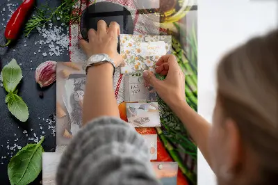 Vegetable magnetic wall board