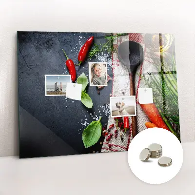 Vegetable magnetic wall board