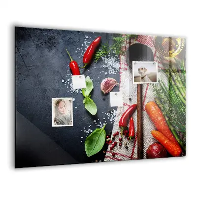 Vegetable magnetic wall board