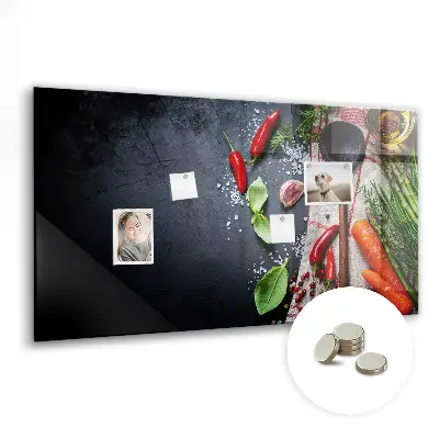 Vegetable magnetic wall board