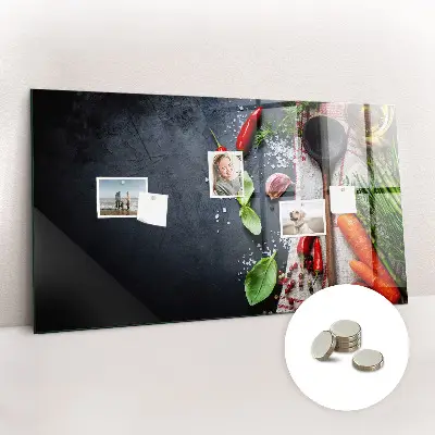 Vegetable magnetic wall board