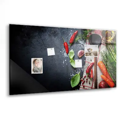 Vegetable magnetic wall board
