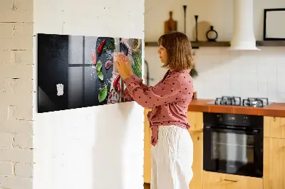 Vegetable magnetic wall board