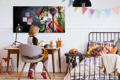 Vegetable magnetic wall board
