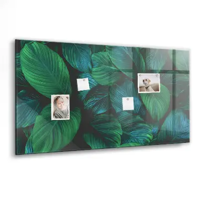Nature leaves magnetic wall board