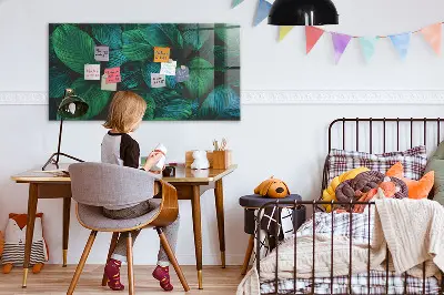 Magnetic wall board Nature leaves