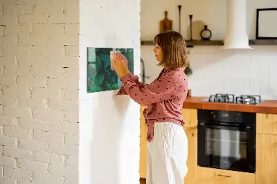 Nature leaves magnetic wall board