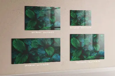 Nature leaves magnetic wall board