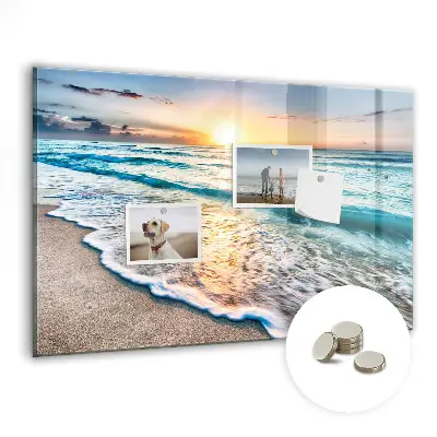Magnetic Beach and Sea Sand Wall Board