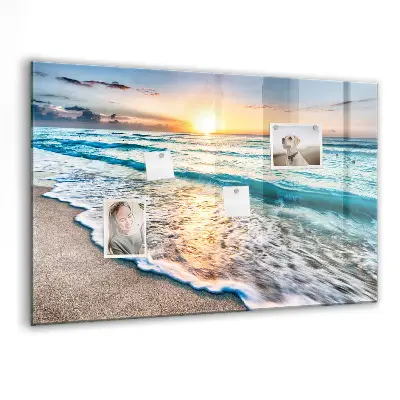 Magnetic Beach and Sea Sand Wall Board