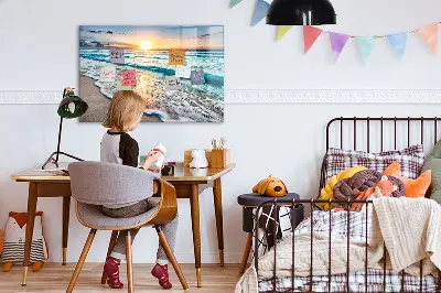 Magnetic Beach and Sea Sand Wall Board