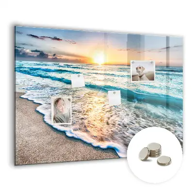 Magnetic Beach and Sea Sand Wall Board