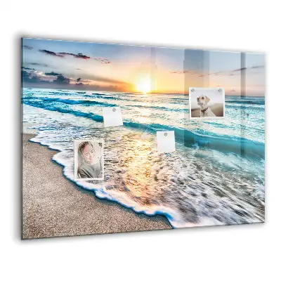 Magnetic Beach and Sea Sand Wall Board