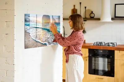 Magnetic Beach and Sea Sand Wall Board