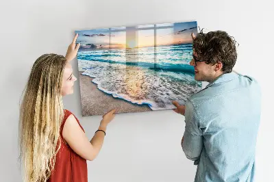 Magnetic Beach and Sea Sand Wall Board