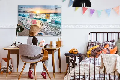 Magnetic Beach and Sea Sand Wall Board