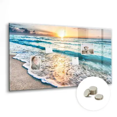 Magnetic Beach and Sea Sand Wall Board