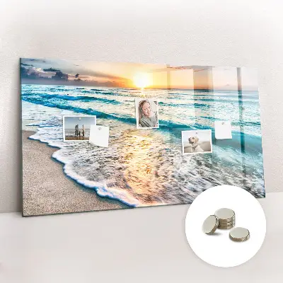 Magnetic Beach and Sea Sand Wall Board