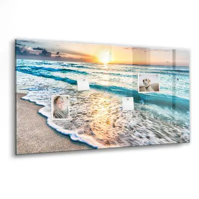 Magnetic Beach and Sea Sand Wall Board