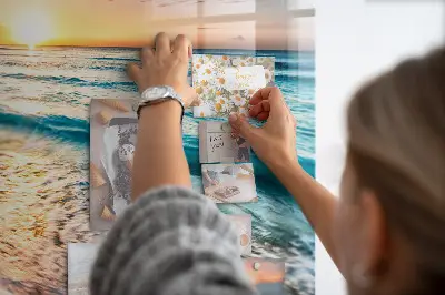 Magnetic Beach and Sea Sand Wall Board