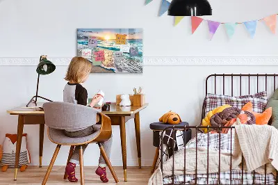 Magnetic Beach and Sea Sand Wall Board
