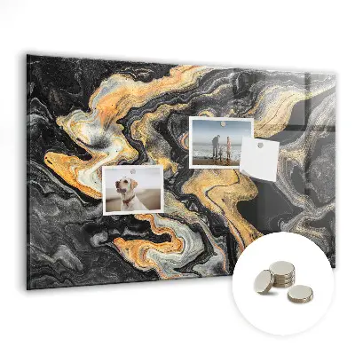 Golden Marble Magnetic Board