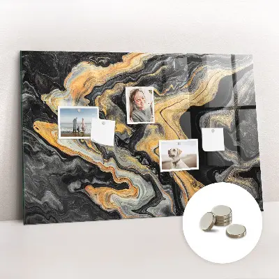 Golden Marble Magnetic Board
