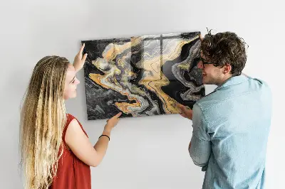 Golden Marble Magnetic Board